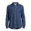 Men PS Paul Smith Shirts | Chambray Tailored Fit Shirt Blue