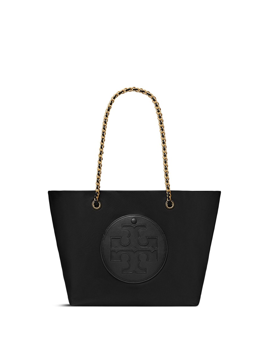 Women TORY BURCH Tote Bags | Ella Chain Tote Black