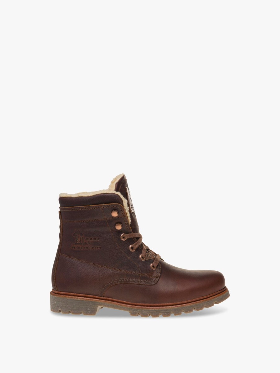 Men Panama Jack Boots | Panama Jack Panama 03 Aviator Boots Brown