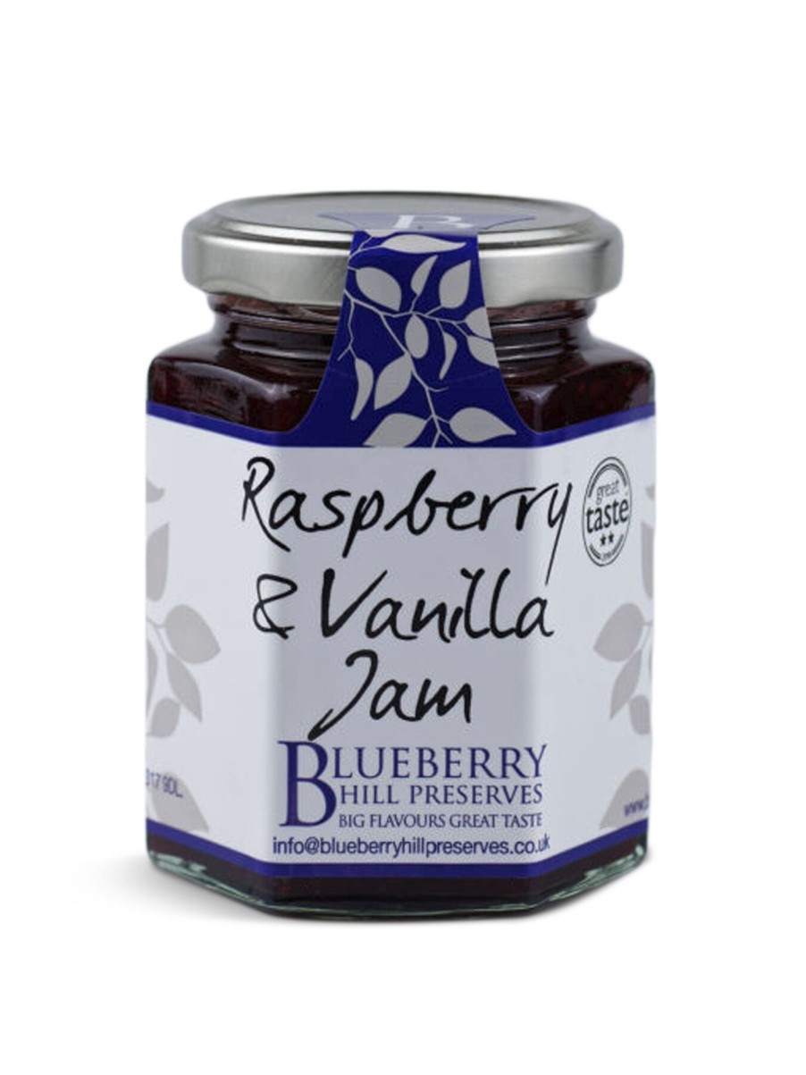 Food & Drink Blueberry Hill Preserves Sweet Preserves | Raspberry & Vanilla Jam 225G