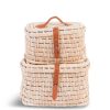 Kids Childhome Furniture & Accessories | Small Corn Husk Storage Baskets Natural