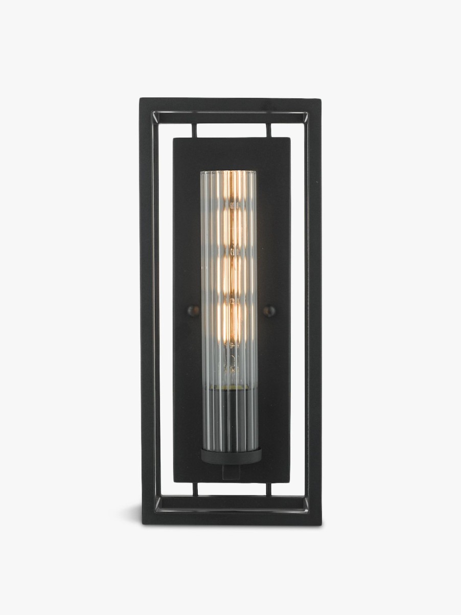 Home & Tech Dar Lighting Wall Lights | Felipe Wall Light Black