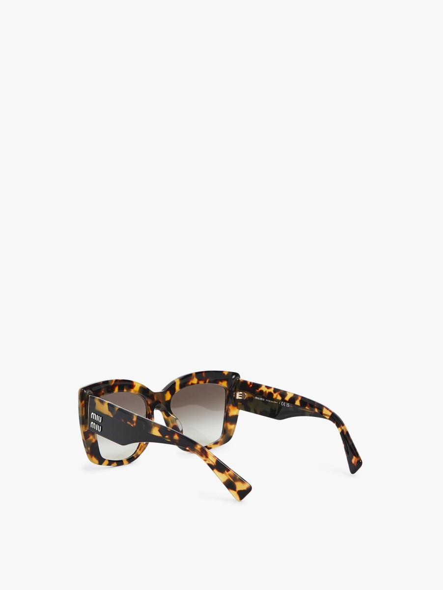 Women Miu Miu Sunglasses | Oversized Square Acetate Sunglasses 0Mu 04Ws 7S00A753