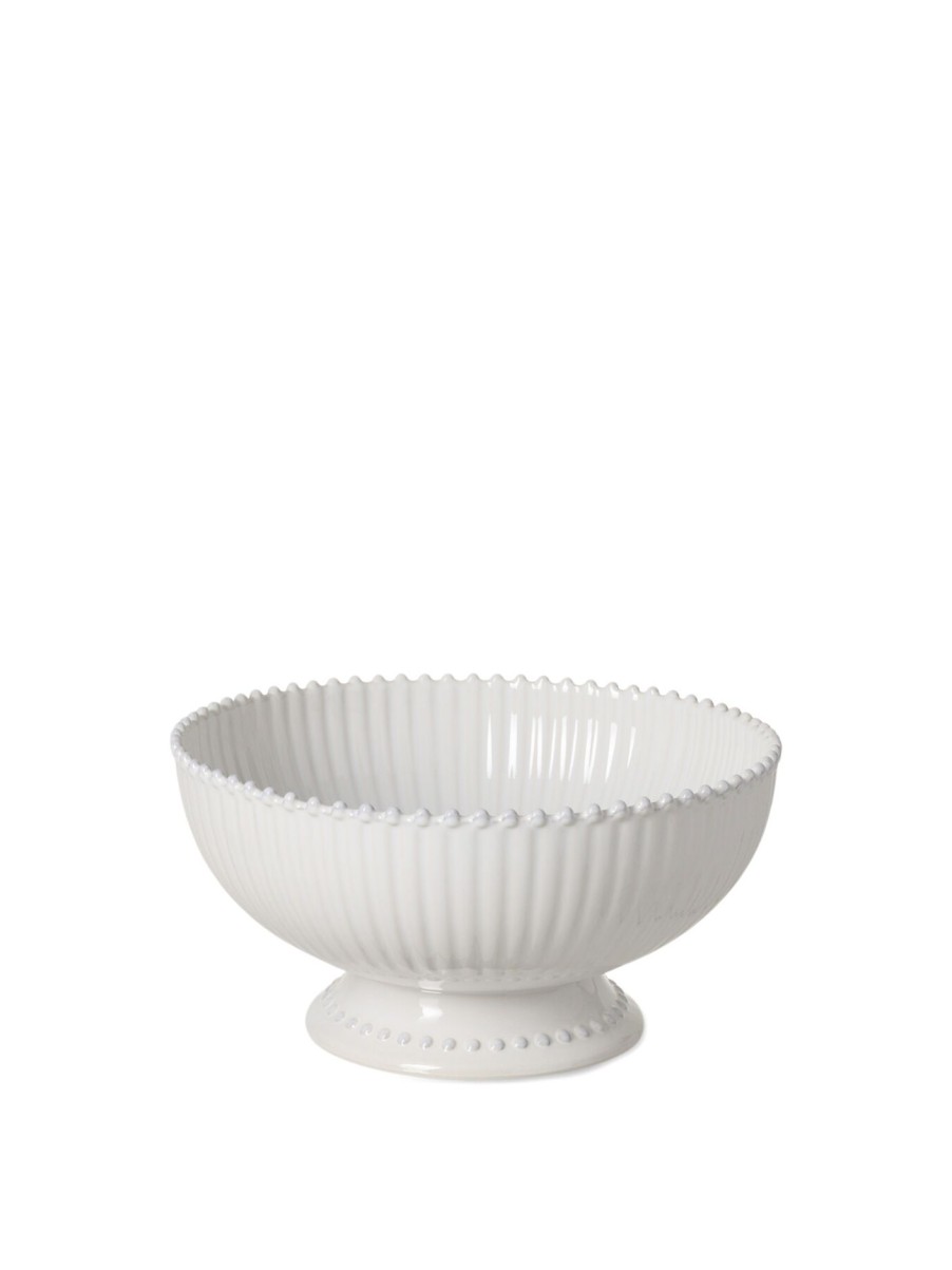 Home & Tech Costa Nova Serveware | Pearl Centrepiece Serving Bowl White