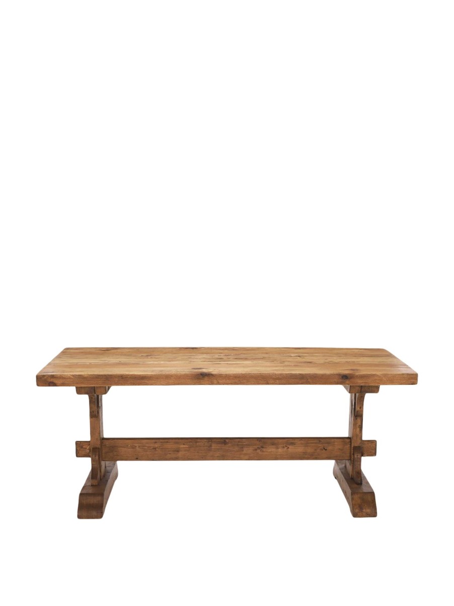 Furniture & Outdoor Barker and Stonehouse Rectangular Dining Tables | Covington Reclaimed Wood Dining Table Polished Brown