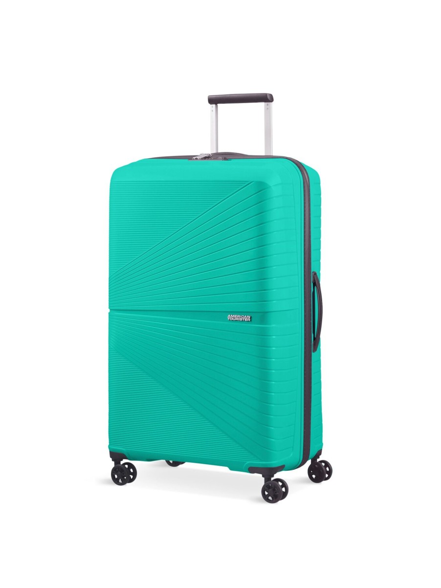 Home & Tech American Tourister | Airconic Spinner 4 Wheel 77Cm Suitcase Aqua Green