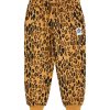 Kids Mini Rodini Bottoms | Basic Leopard Sweatpants Beige