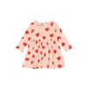 Kids Molo Dresses & Skirts | Charmaine All Over Red Hearts Dress Red Hearts Jersey