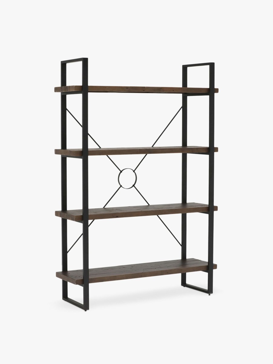 Furniture & Outdoor Barker and Stonehouse Bookcases | Tacoma Shelving Unit Reclaimed Wood