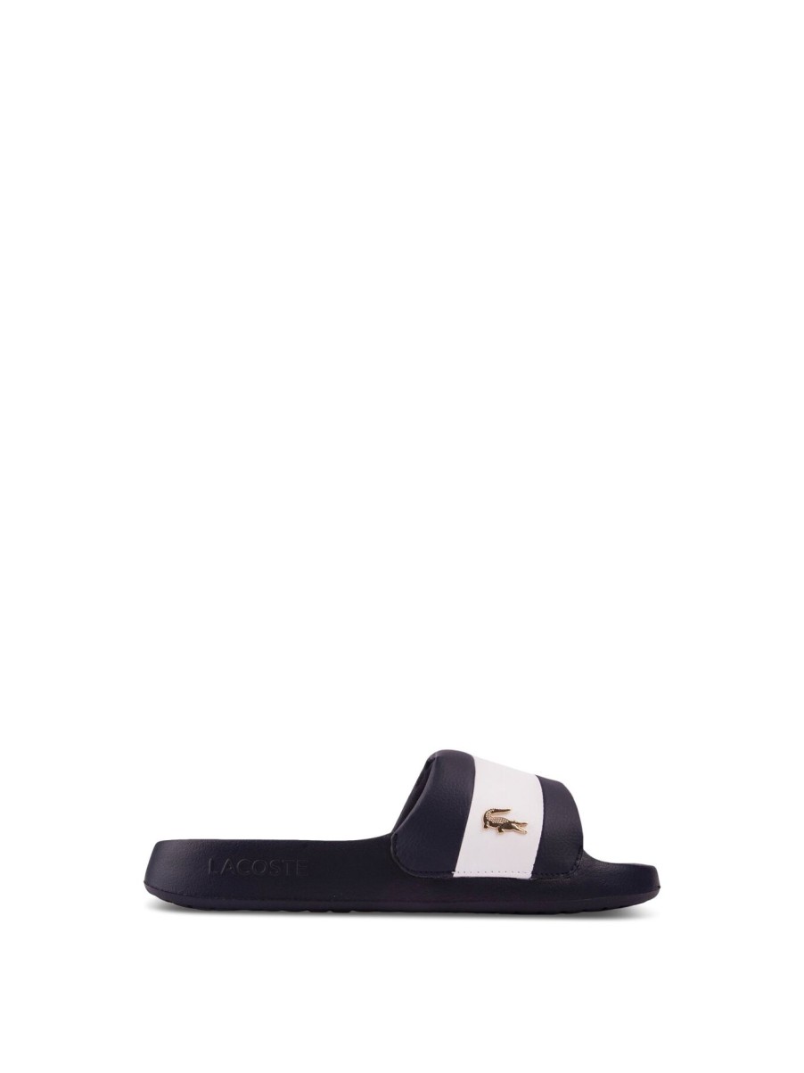 Men Lacoste Sandals | Lacoste Serve Sandals Blue