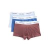 Men Calvin Klein Underwear & Socks | Three Pack Low Rise Trunks Marron Skyway