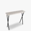 Furniture & Outdoor Dar Lighting Console Tables | Data Light Console Table Grey Marble Effect