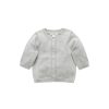 Kids Purebaby Tops | Zip Growsuit Pale Grey Melange