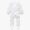 Kids Purebaby Baby Grows | Zip Growsuit Pale Grey Tree