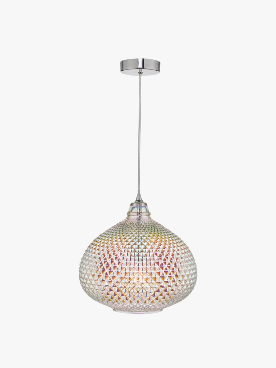 Home & Tech Dar Lighting Wall Lights | Roisin Pendant Silver