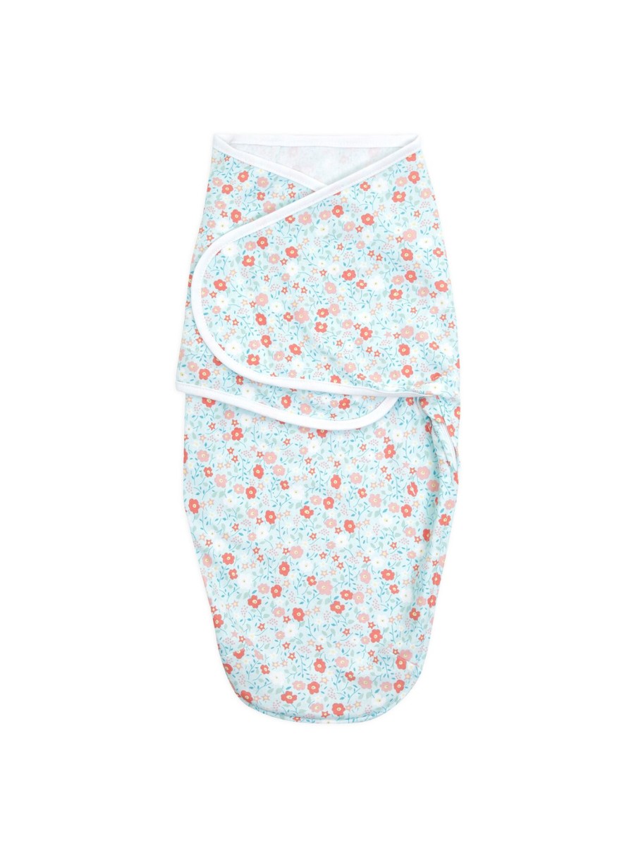 Kids aden + anais Nightwear | Easy Swaddle Wrap 1.0 Tog 3 Pack Fairy Tale Flowers (0-3Months) Fairy Tail Flowers