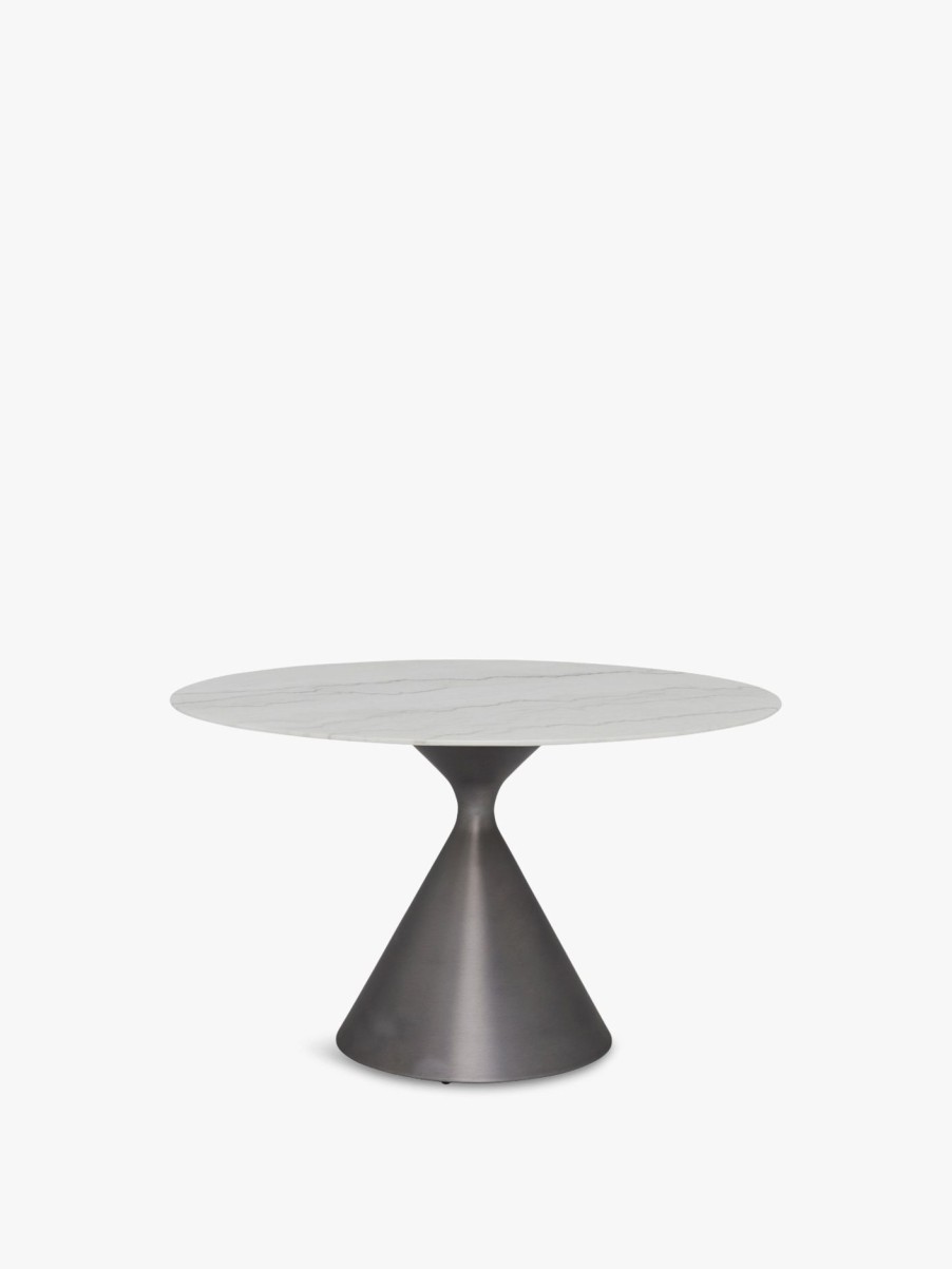 Furniture & Outdoor Barker and Stonehouse Round Dining Tables | Krista Dining Table White