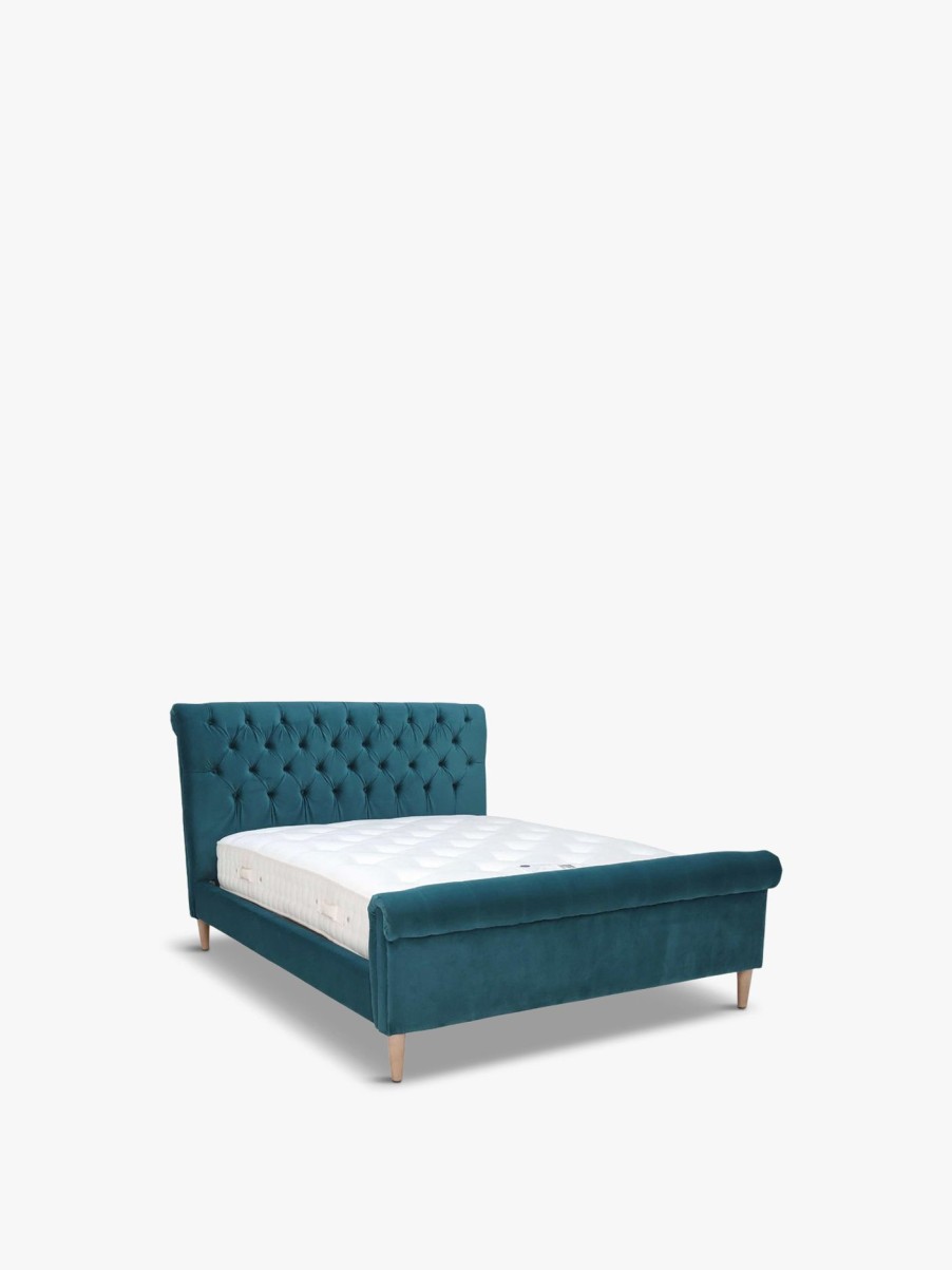 Furniture & Outdoor Barker and Stonehouse Bed Frames | Hadley High End Bed Frame, Super King Blue