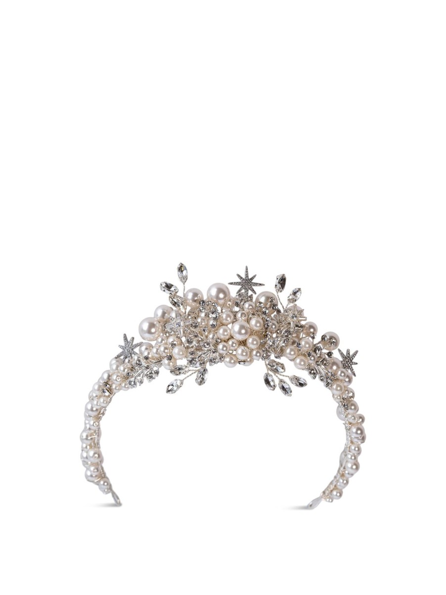 Women Victoria Percival Hair Accessories | Elodie Crown Silver