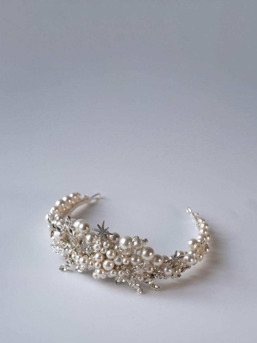 Women Victoria Percival Hair Accessories | Elodie Crown Silver