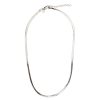 Women Astrid & Miyu Jewellery | Snake Chain Necklace Silver