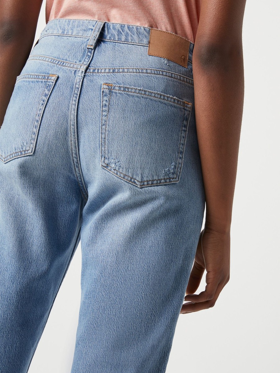 Women French Connection Jeans | Palmira Denim Straight Leg Jean Light Blue