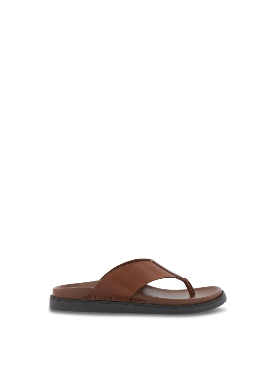 Men Dune London Sandals | Iddolise Tan