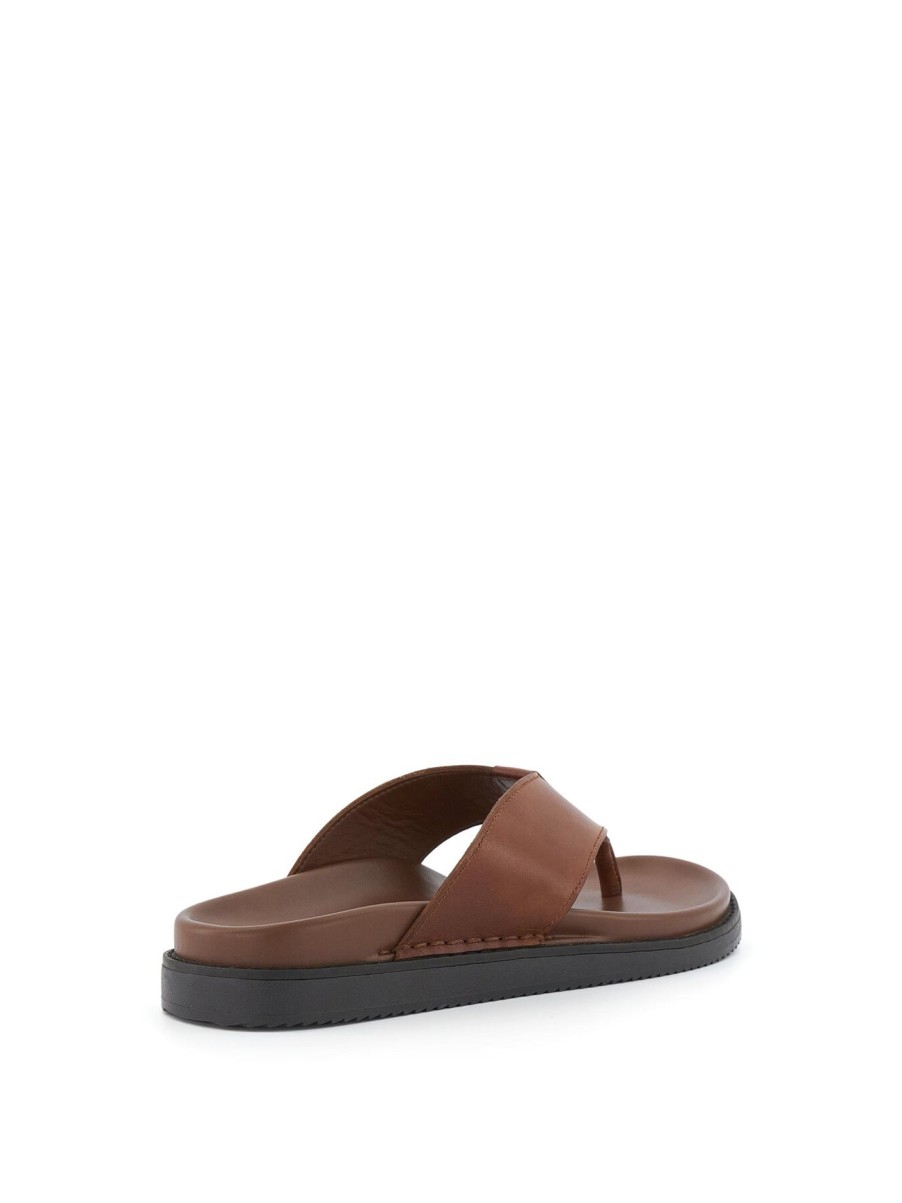 Men Dune London Sandals | Iddolise Tan