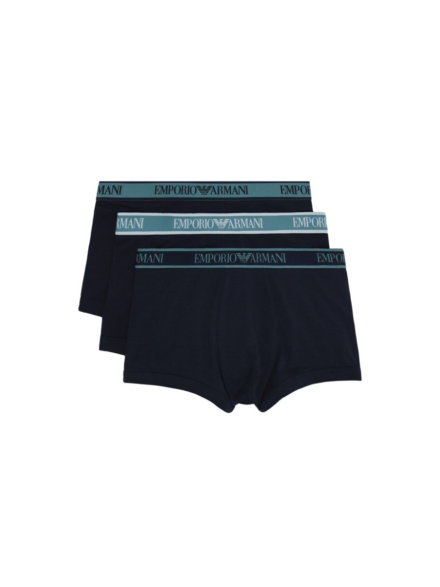 Men Emporio Armani Underwear & Socks | Core Logoband Briefs Marine