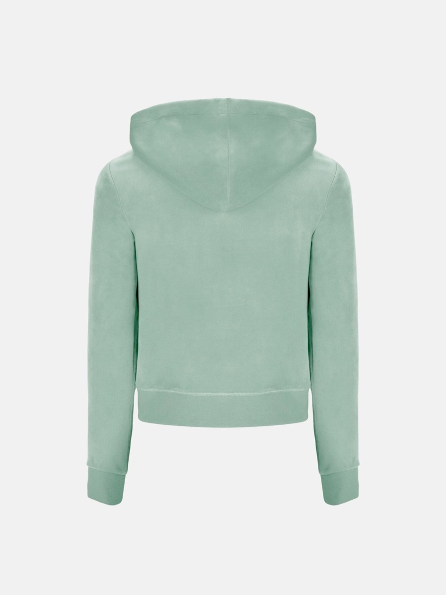 Women Juicy Couture Tracksuits | Robertson Hoodie Grayed Jade