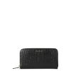 Women Whistles Purses & Wallets | Shiny Croc Long Purse Black