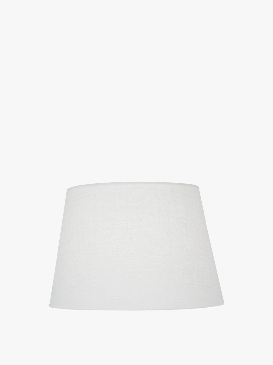 Home & Tech Dar Lighting Light Shades | Linen Drum Shade White