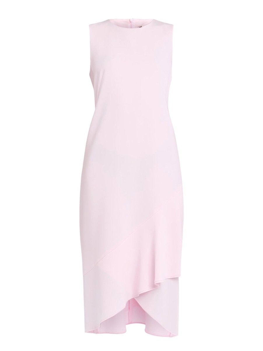 Women Max Mara Studio Dresses | Andina Sleeveless Asymmetric Dress Pink