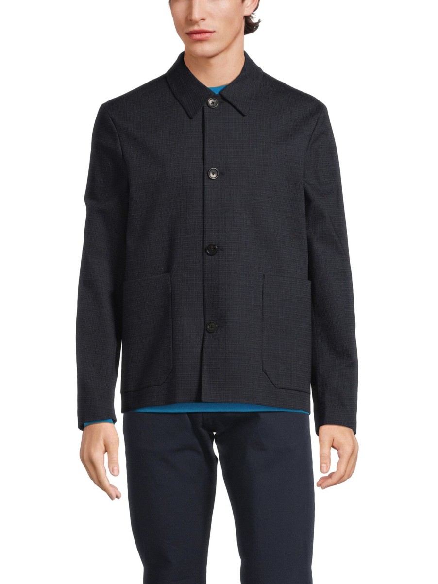 Men PS Paul Smith Coats & Jackets | Men'S Jacket Navy