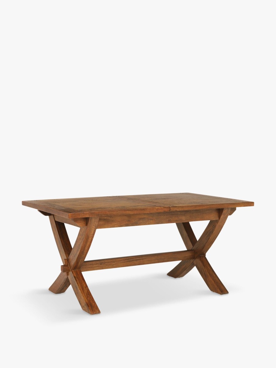 Furniture & Outdoor Barker and Stonehouse Extending Dining Tables | New Frontier X Leg Extending Dining Table Mango Wood