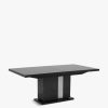 Furniture & Outdoor Barker and Stonehouse Extending Dining Tables | Carvelle Extending Dining Table, Dark Velvet Birch Black