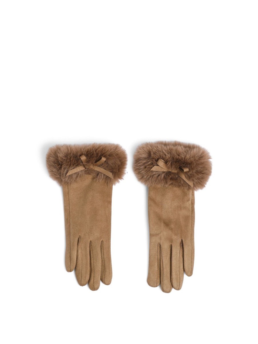 Women Pia Rossini Gloves | Elodie Glove Camel