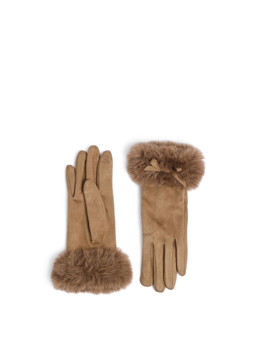 Women Pia Rossini Gloves | Elodie Glove Camel