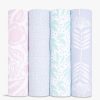 Kids aden + anais Feeding & Healthcare | Muslin Swadle Blanket 4-Pack Damsel