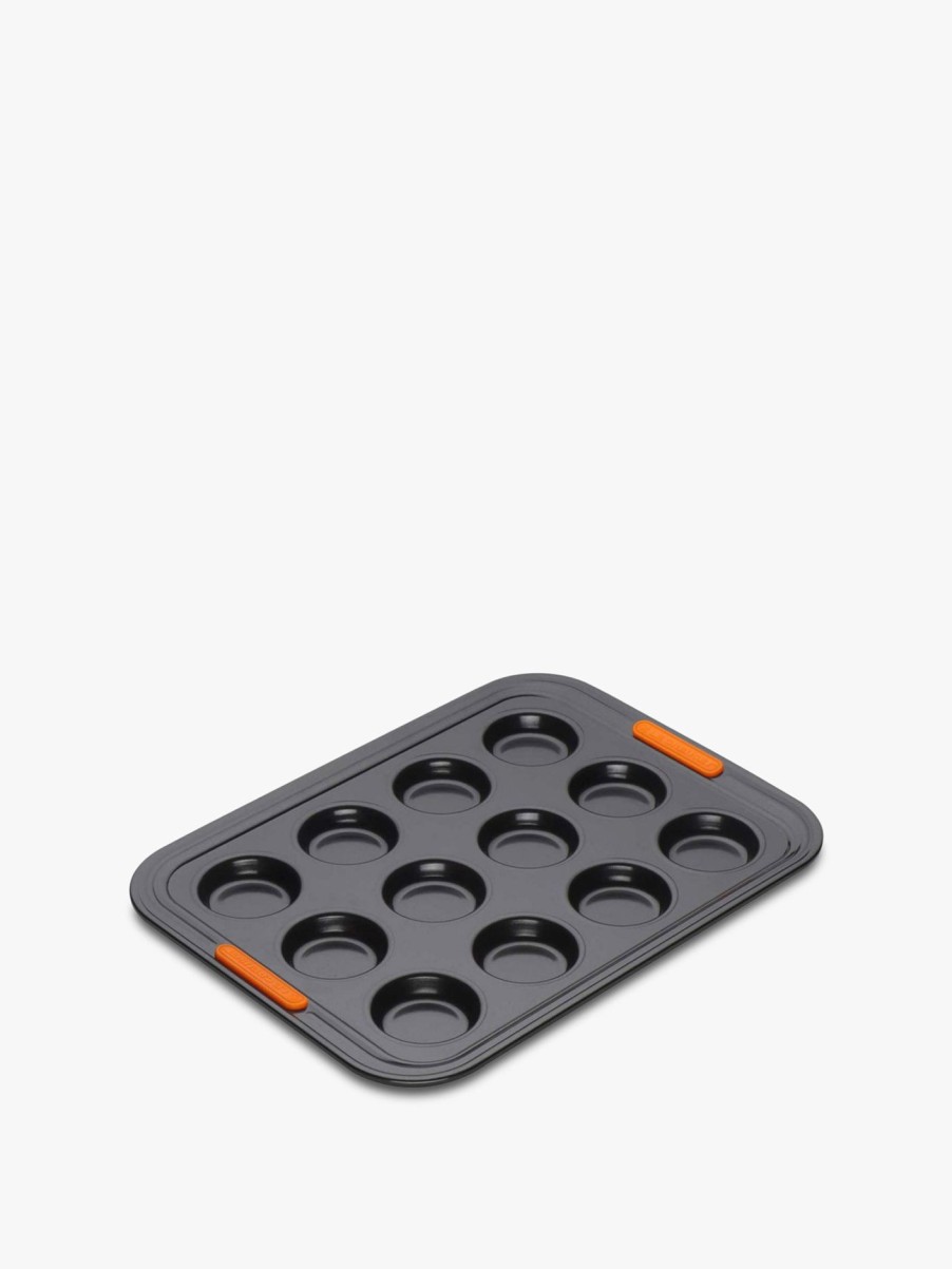 Home & Tech Le Creuset Baking | 12 Cup Bun Tray Satin Black