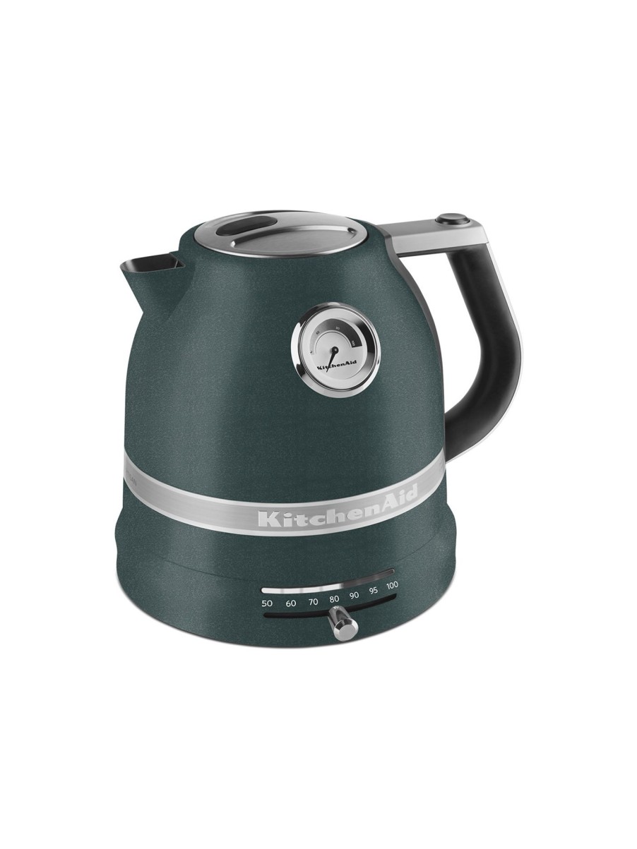 Home & Tech KitchenAid Kitchen Electricals | 5Kek1522 Artisan Variable Temperature Kettle 1.5L Pebble Palm