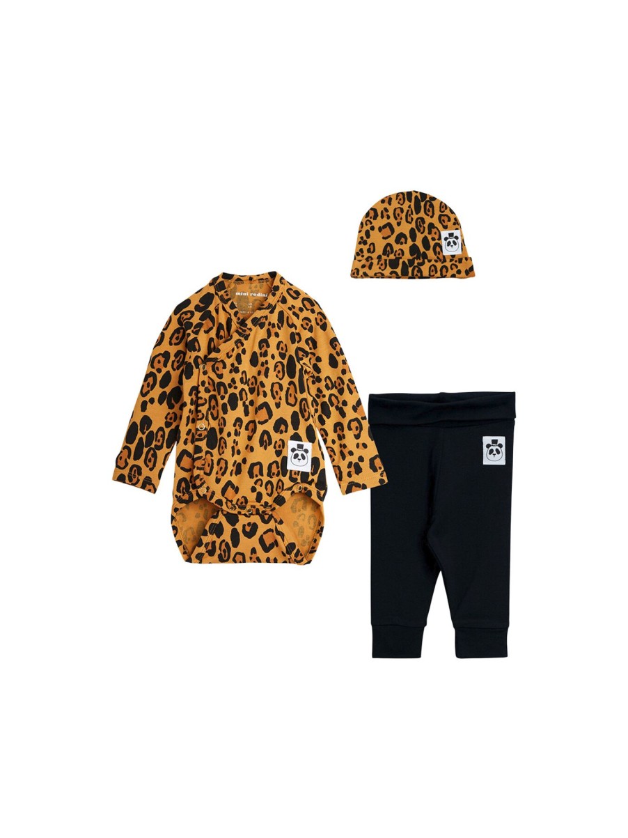 Kids Mini Rodini Sets | Basic Leopard Baby Kit Multi