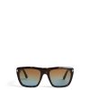 Men Tom Ford Men's Men'S Sunglasses | Alberto Acetate Sunglasses Dark Havana/Gradient Brown