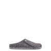 Men Birkenstock Sandals | Birkenstock Zermatt Rivet Slippers Grey