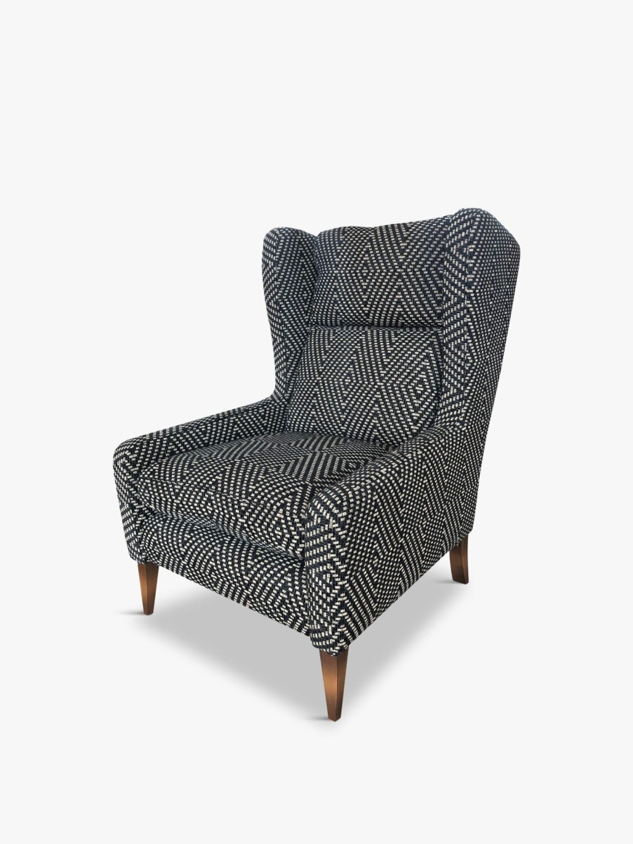 Furniture & Outdoor Alexander & James Armchairs | Portrait Chair In Caspian Ebony