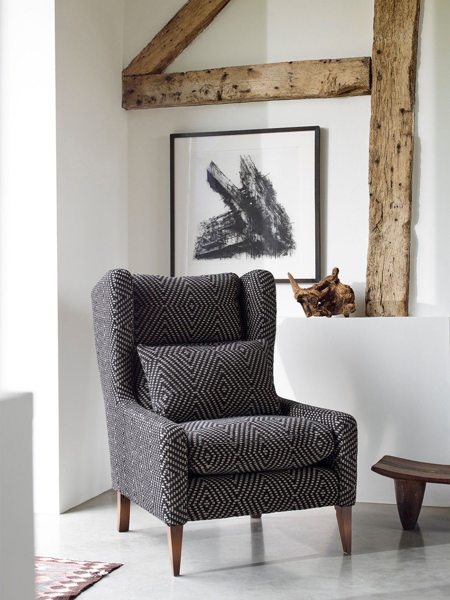 Furniture & Outdoor Alexander & James Armchairs | Portrait Chair In Caspian Ebony