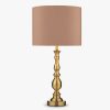 Home & Tech Dar Lighting Desk & Table Lamps | Madrid Ball Table Lamp With Shade Bronze