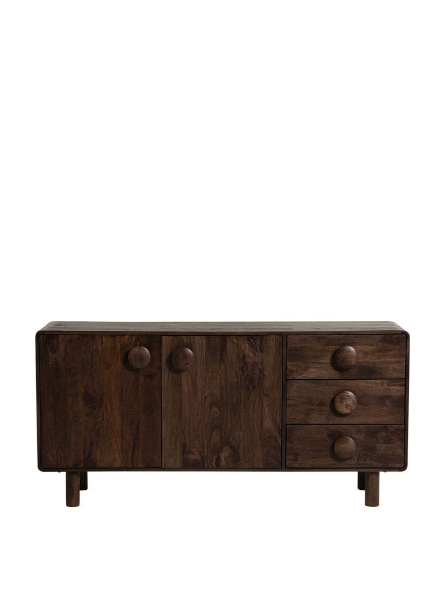 Furniture & Outdoor Barker and Stonehouse Sideboards | Agra Dark Brown Mango Wood Sideboard