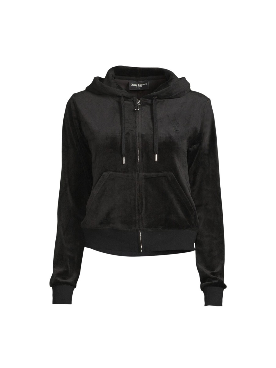 Women Juicy Couture Tracksuits | Robertson Hoodie Black