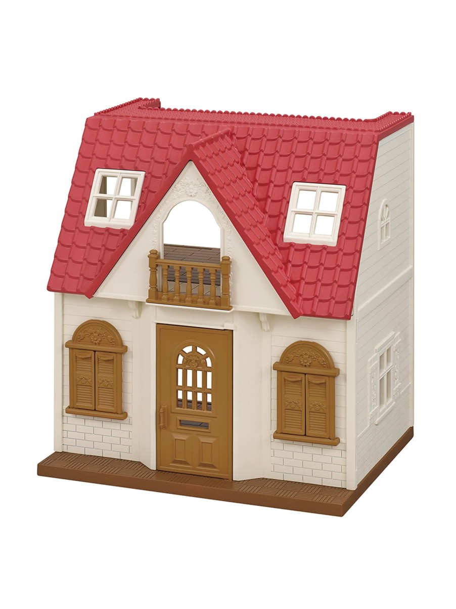 Kids Sylvanian Families Action Figures & Dolls | Red Roof Cosy Cottage